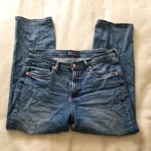 GAP | 90s Loose Cotton Mom Jeans Straight Leg Short size 8/29S